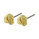 Cymbal ™ DQ metal Earpin Limani for Ginko beads - Gold